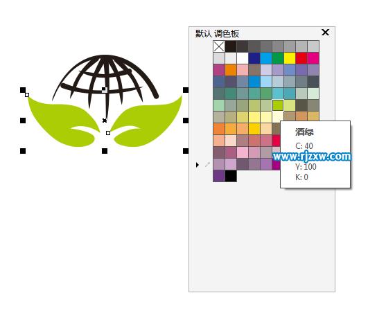 CDRX8设计环保标志图文教程