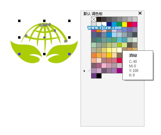 CDRX8设计环保标志图文教程