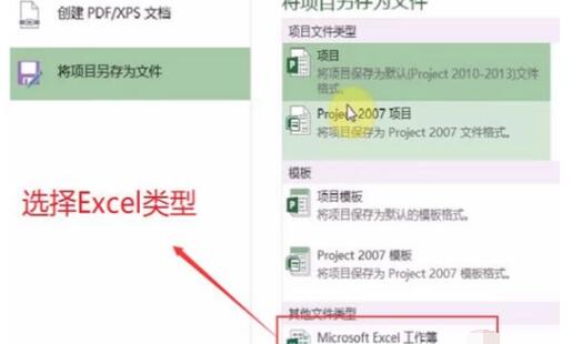 Project将数据导出到Excel的详细教程截图