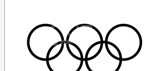 ai打造奥运五环图案的详细步骤截图