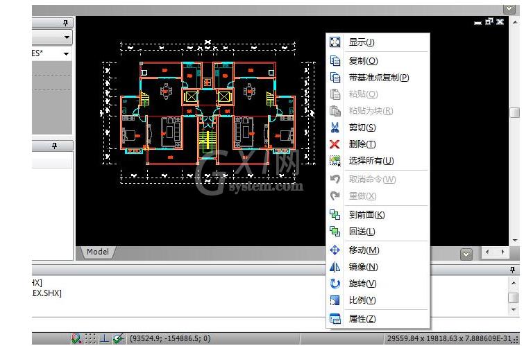 迅捷CAD编辑器绘图时选择图层的操作步骤截图