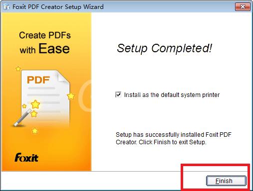 Foxit PDF Creator安装具体步骤截图