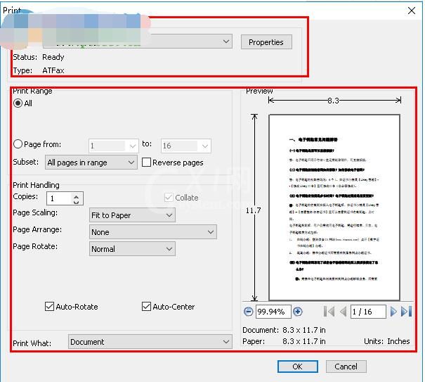 foxit pdf editor如何选页打印?foxit pdf editor选页打印的教程截图