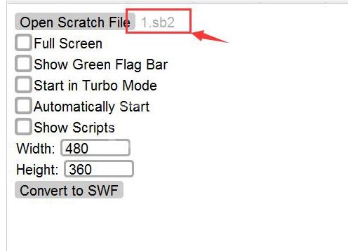 scratch如何转换swf格式?scratch转换swf格式方法步骤截图