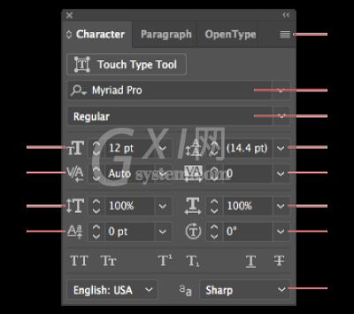 Illustrator中文字格式怎么设置？Illustrator文字格式设置方法截图
