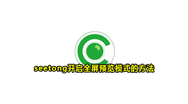 seetong开启全屏预览模式的方法