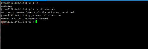 linux中的文件使用root权限删除不了该怎么办